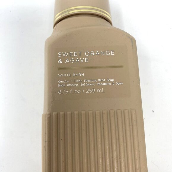 Bath & Body Works Sweet Orange & Agave Gentle Foaming Hand Soap 8.75 Ounce - Picture 4 of 7